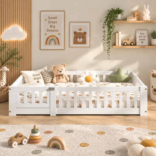 Toddler floor bed 90x190 - bed,