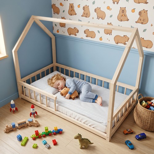 Handmade house bed for kids - handmade,