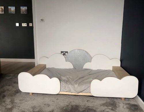 Toddler floor bed with - toddler,