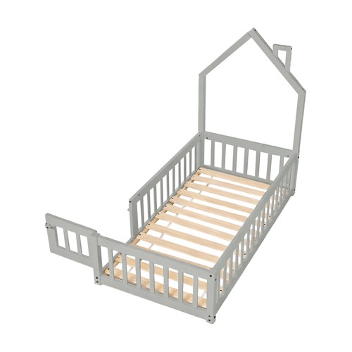 Montessori house floor bed - house,
